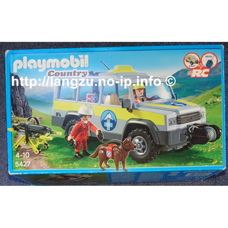 Playmobil Bergrettung Geländewagen / Auto Nr. 5427