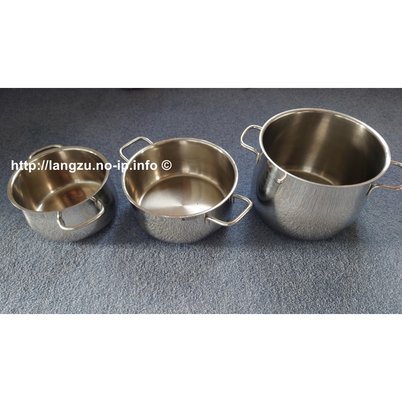 Topfset WMF Diadem 1x16cm 2x20cm Cromargan 18/10