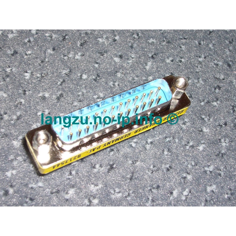 Gender Changer - Adapter Stift/Stift 25pol. -ungebraucht-