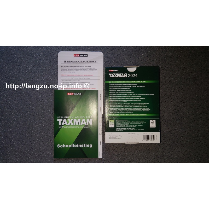 copy of Taxman 2020 DVD (OVP)