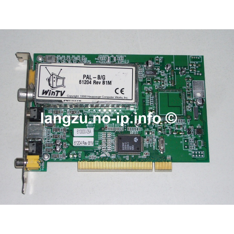 Hauppauge WinTV PAL-B/G 61204 Rev BM * TV Karte * Analog *
