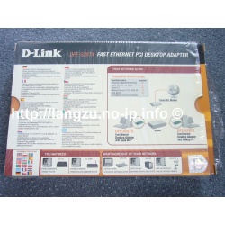 2er-Set D-Link DFE-528TX Fast Ethernet PCI Desktop Adapter 100Mb