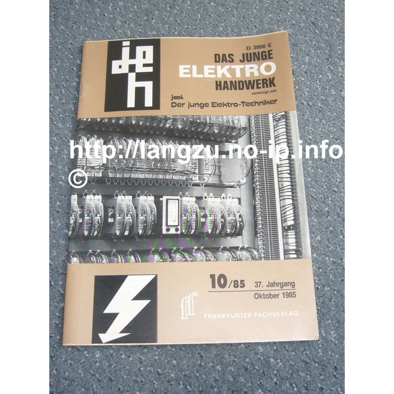 Das junge Elektrohandwerk 10/85