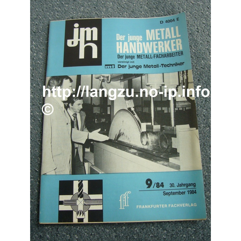 Der junge Metallhandwerker 09/84