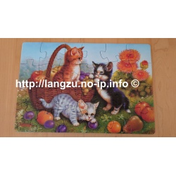 Schmidt Puzzle (Katzenmotive) 2x26 Teile