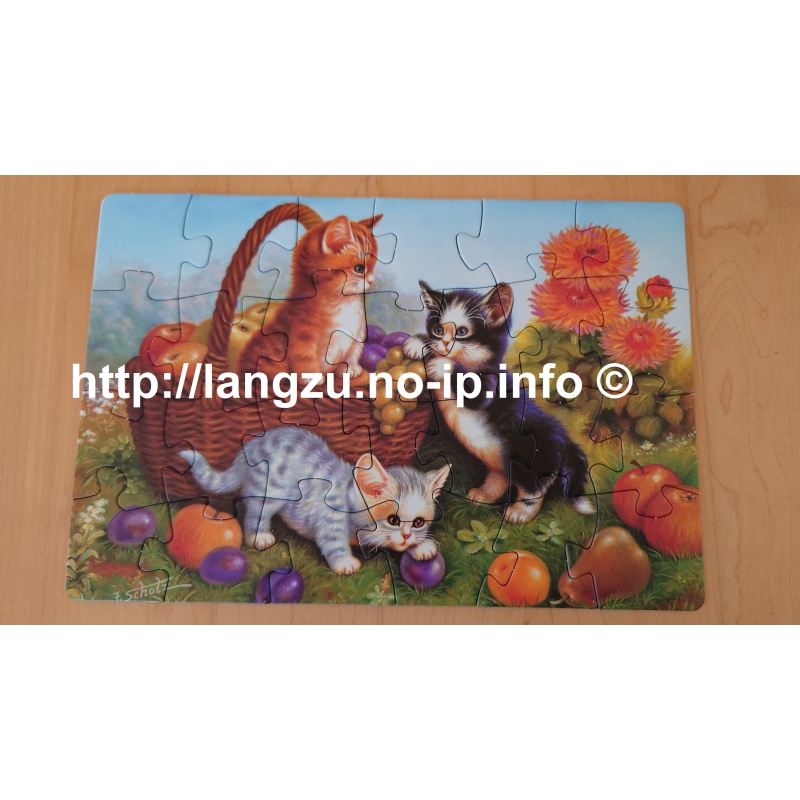 Schmidt Puzzle (Katzenmotive) 2x26 Teile