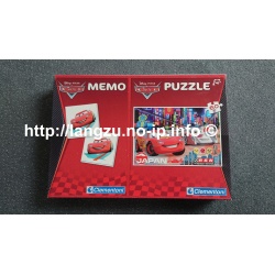 Cars Puzzle + Memoryspiel