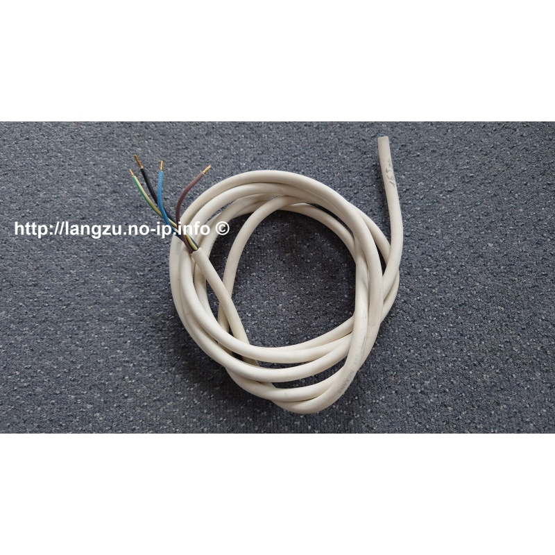 9x Nexans H05RN 4G0,75 Gummischlauchleitung 2,0m