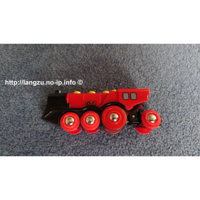 Brio Lokomotive 512 rote Lola (Batterie)