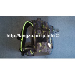 Satch Schulrucksack + Sporttasche schwarz/grün/neo